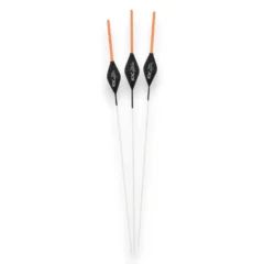 Guru XS Inline Diamond Float with 2mm hollow bristle shown individually displaying the inline body, high-density foam construction, and fibreglass stem