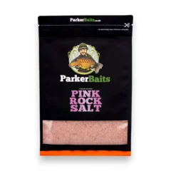 Parker Baits Premium Himalayan Pink Salt resealable bag shown front view for fishing bait preparation