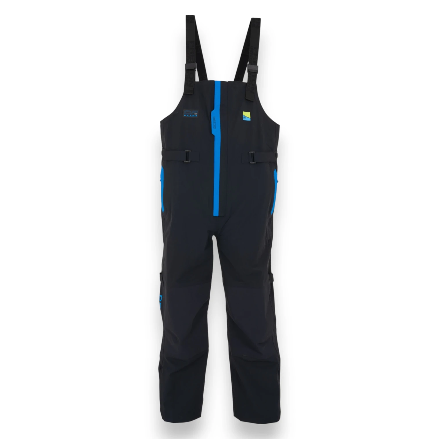 Preston DF Ultra 25K Bib & Brace offering premium waterproof protection for anglers in extreme weather conditions.