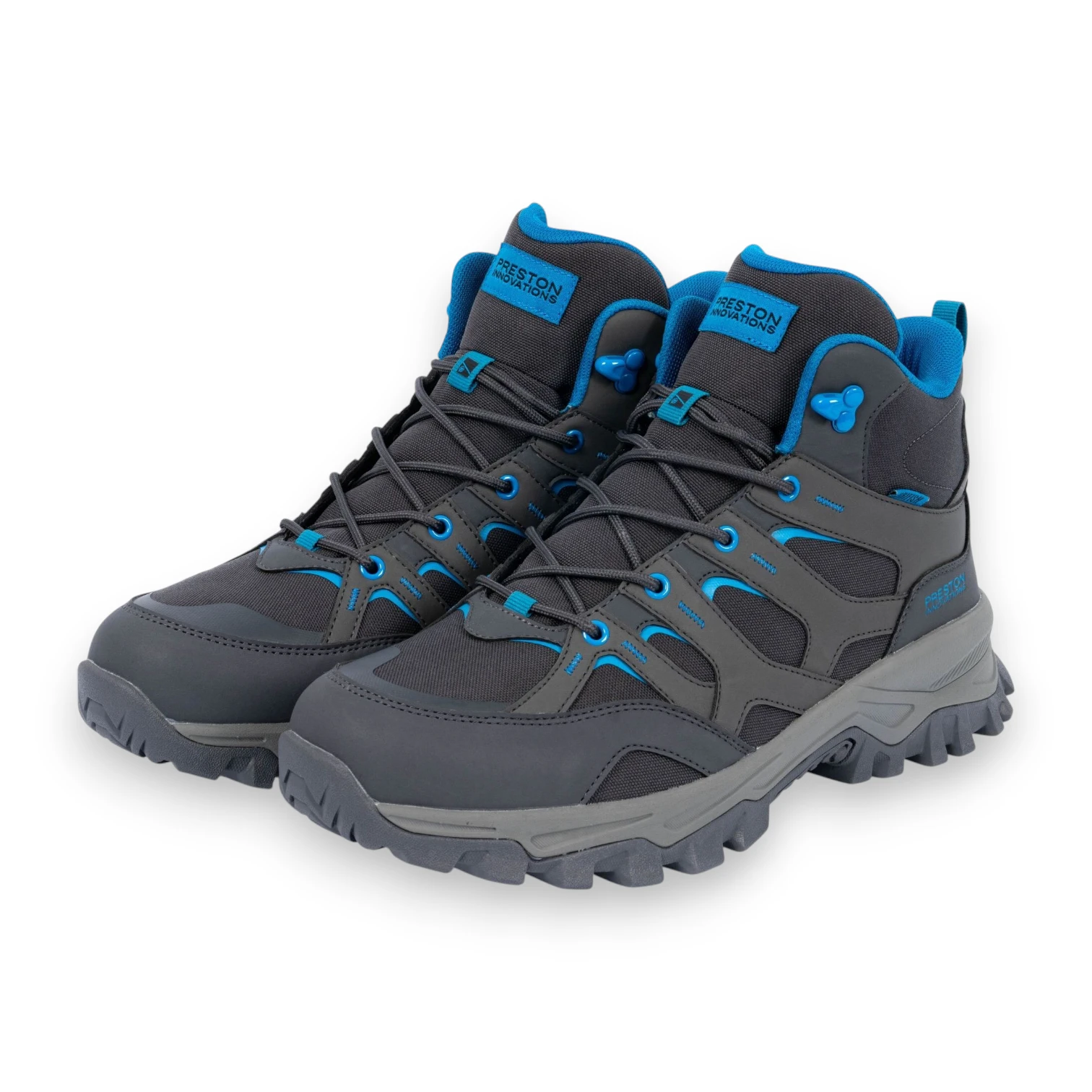 Preston Treddex Allterrain Boots with a high-ankle design and rugged all-terrain treaded sole.