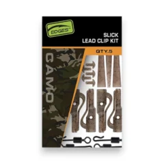 Fox Edges Camo Slik Lead Clip Kit in packaging on white background