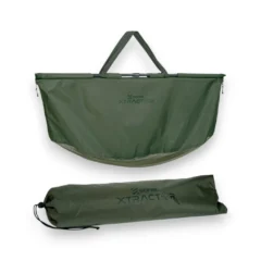 Sonik Xtractor Folding Sling shown with its carry bag on a white background.