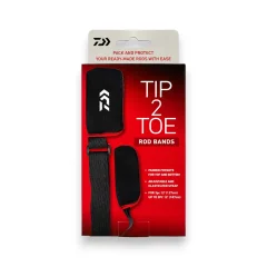 Daiwa Tip 2 Toe Rod Bands product box displayed on a white background.