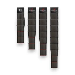 Daiwa Tournament Keepnets range showing all four keepnets lined up together in 2m, 2.5m, 3m and 4m lengths.
