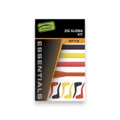 Fox Edge Essentials Zig Aligna Kit displayed in its product box on a white background.