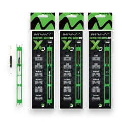 Maver MV-R X3 Silver Still Water Barbless Ready Rigs range shown on a white background.
