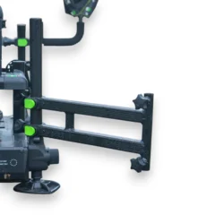 Maver Quick Lock MVR Double Braced Umbrella Arm attached to a seatbox on a white background.