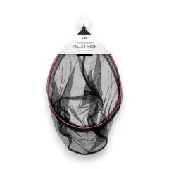 Daiwa Tournament Pellet Mesh Net viewed from above on a white background, showing the net shape and 3mm super soft mesh.